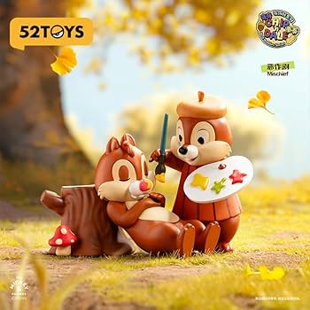 Amazon.co.jp: 52TOYS BLINDBOX ディズニー チップ&デール 大親友